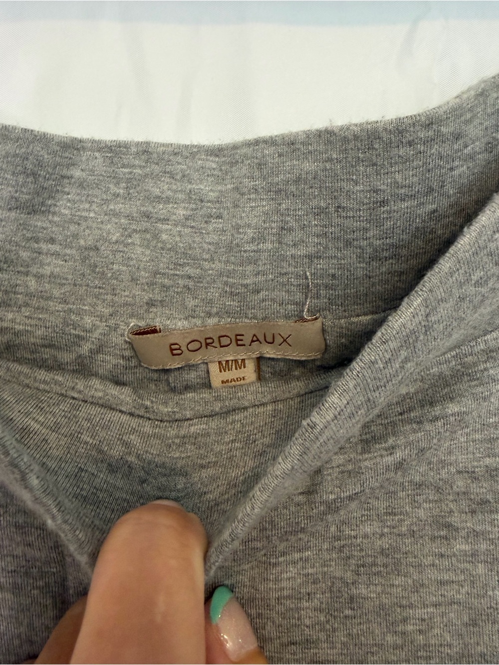 Bordeaux Gray Women's Maxi Skirt - Lightweight Layered Design - Picture 6 of 6
